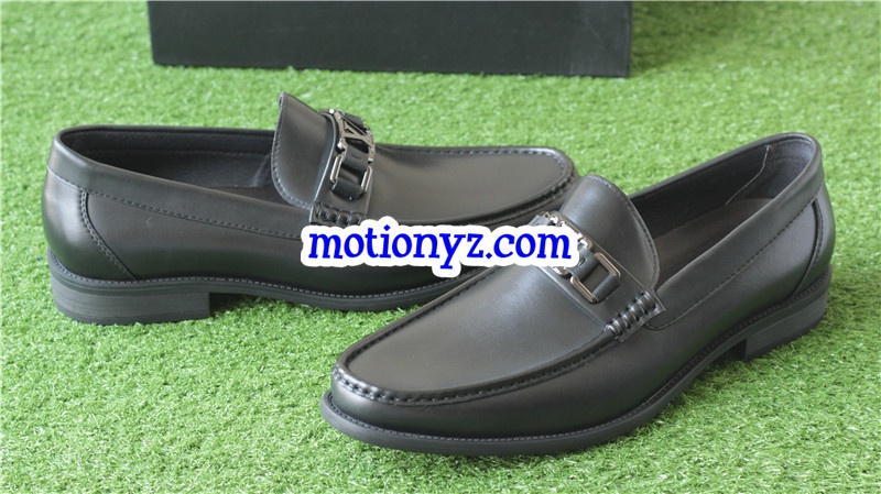 Men Brand Leather Shoes Black